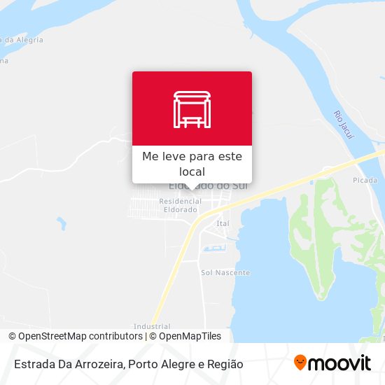 Estrada Da Arrozeira mapa