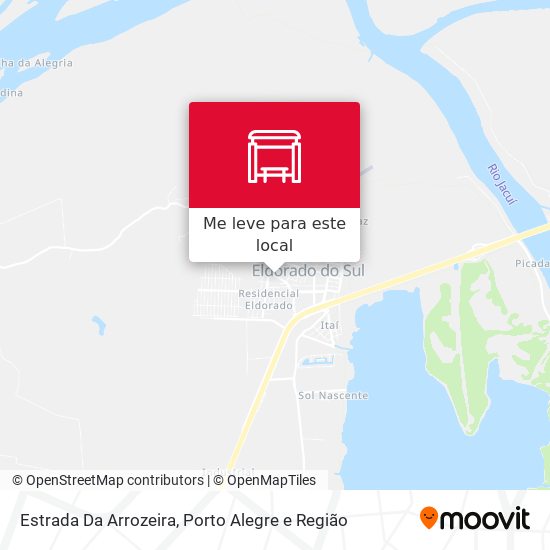 Estrada Da Arrozeira mapa