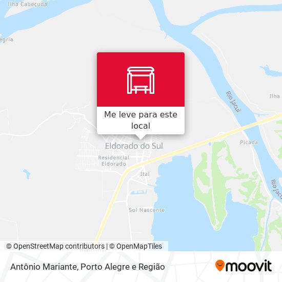 Antônio Mariante mapa