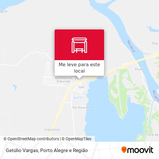 Getúlio Vargas mapa