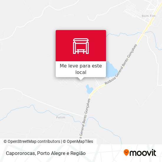 Capororocas mapa