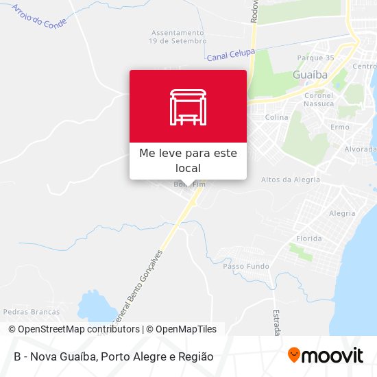 B - Nova Guaíba mapa
