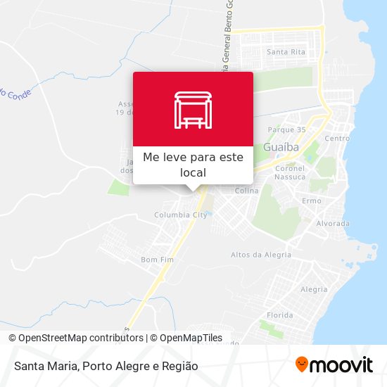 Santa Maria mapa