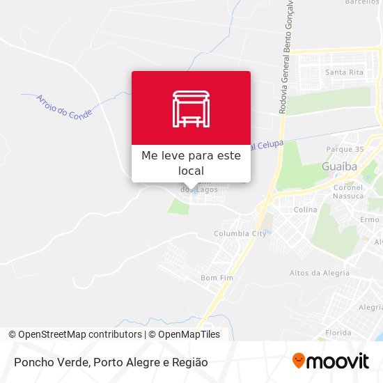 Poncho Verde mapa