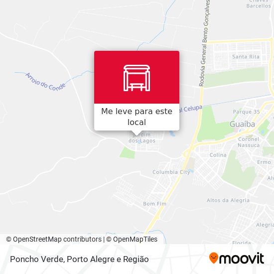 Poncho Verde mapa