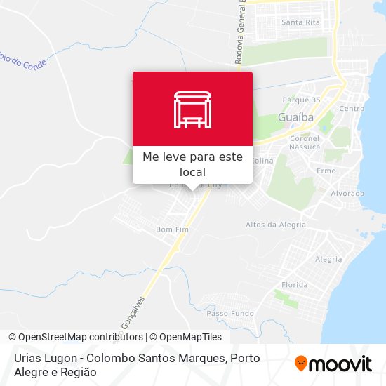 Urias Lugon - Colombo Santos Marques mapa