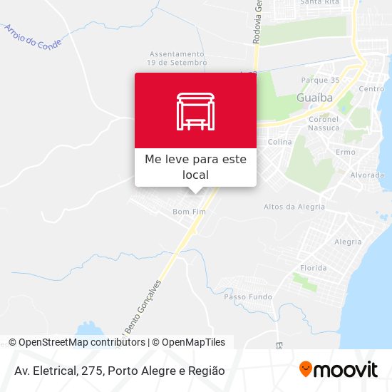 Av. Eletrical, 275 mapa