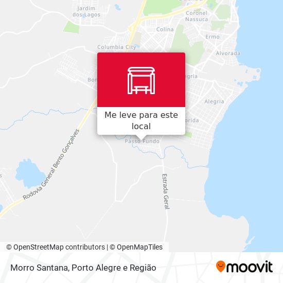 Morro Santana mapa