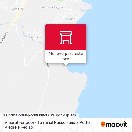 Amaral Ferrador - Terminal Passo Fundo mapa