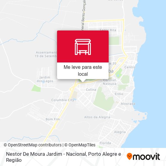 Nestor De Moura Jardim - Nacional mapa