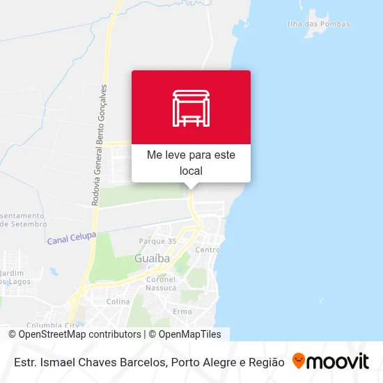 Estr. Ismael Chaves Barcelos mapa