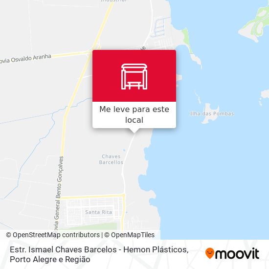 Estr. Ismael Chaves Barcelos - Hemon Plásticos mapa
