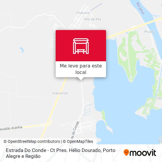 Estrada Do Conde - Ct Pres. Hélio Dourado mapa
