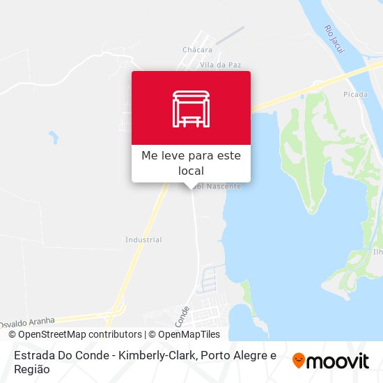Estrada Do Conde - Kimberly-Clark mapa