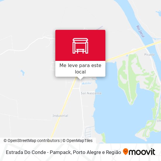 Estrada Do Conde - Pampack mapa