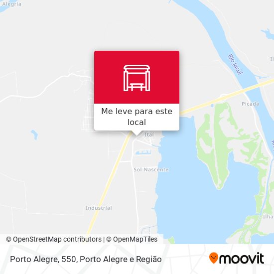 Porto Alegre, 550 mapa