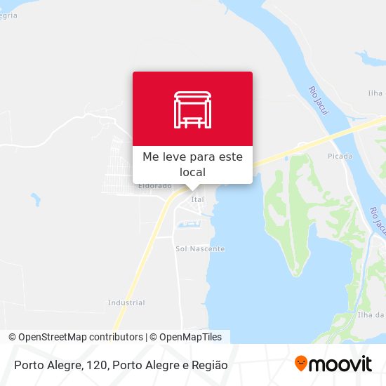 Porto Alegre, 120 mapa