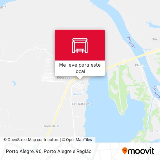 Porto Alegre, 96 mapa