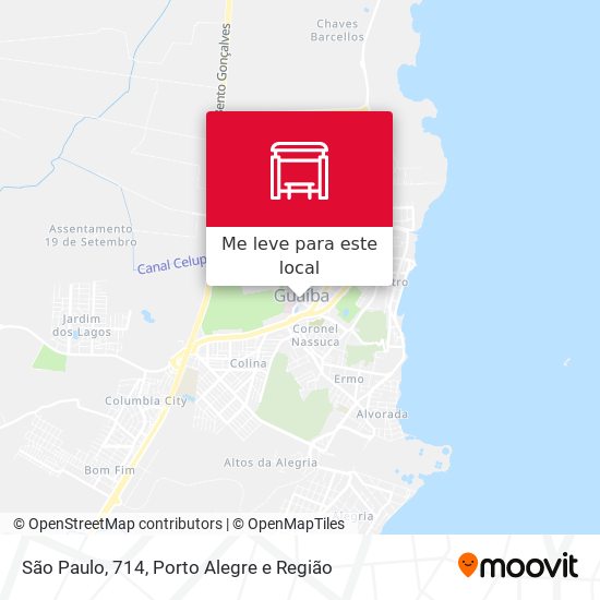São Paulo, 714 mapa