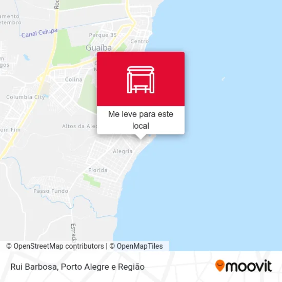 Rui Barbosa mapa