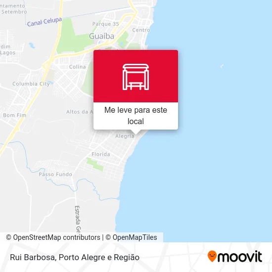 Rui Barbosa mapa