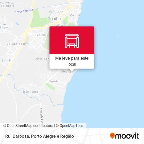Rui Barbosa mapa