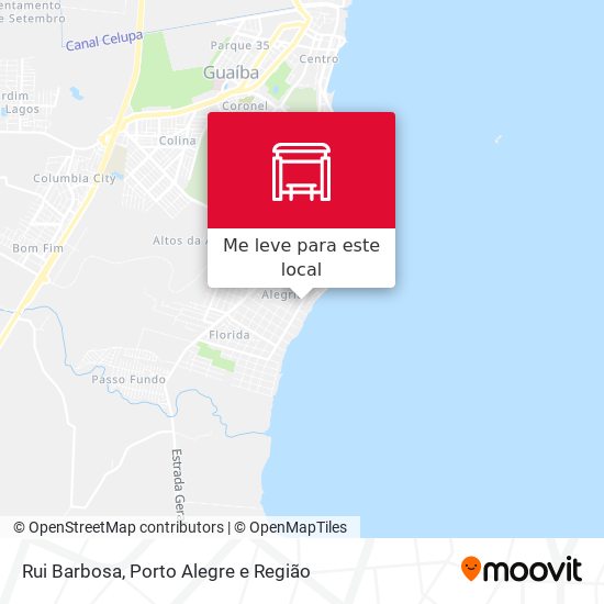 Rui Barbosa mapa