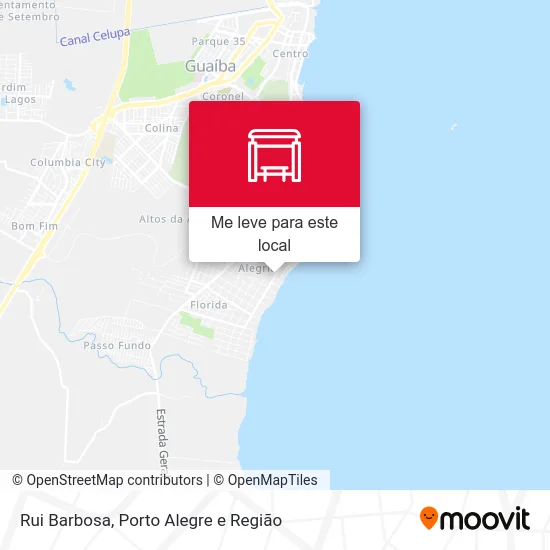 Rui Barbosa mapa