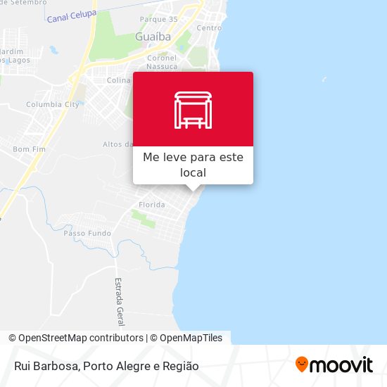 Rui Barbosa mapa