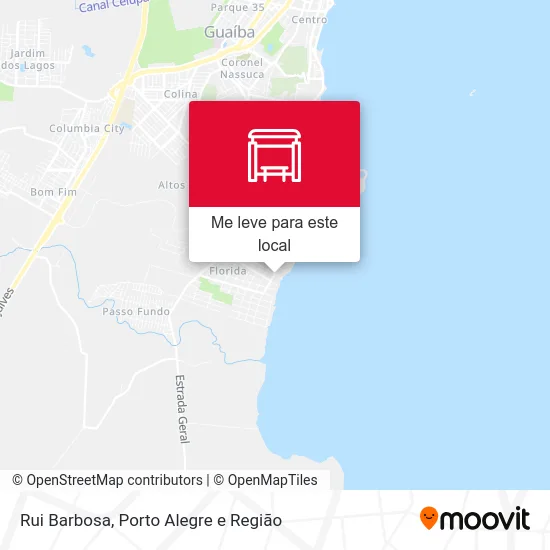Rui Barbosa mapa