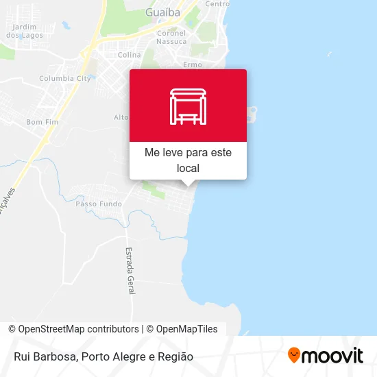 Rui Barbosa mapa