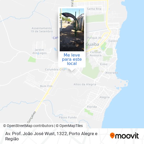 Av. Prof. João José Wust, 1322 mapa