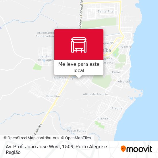 Av. Prof. João José Wust, 1509 mapa