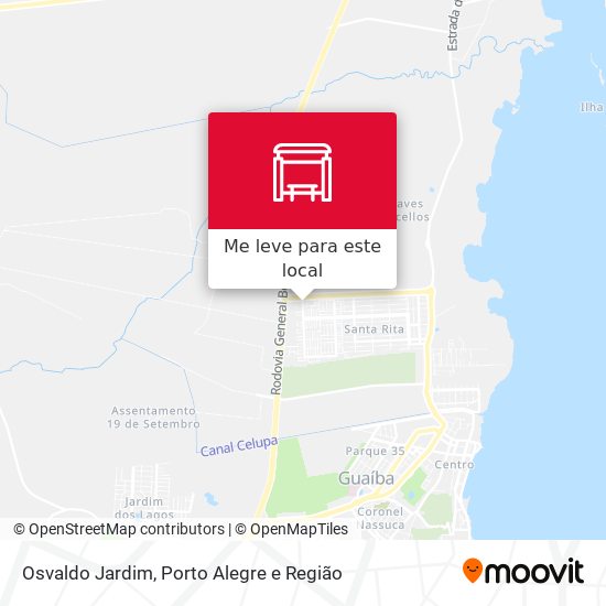 Osvaldo Jardim mapa
