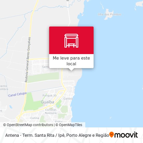 Antena - Term. Santa Rita / Ipê mapa
