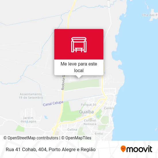 Rua 41 Cohab, 404 mapa
