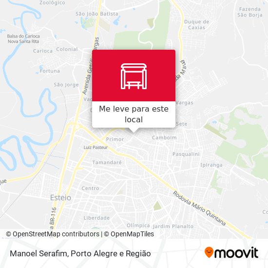 Manoel Serafim mapa