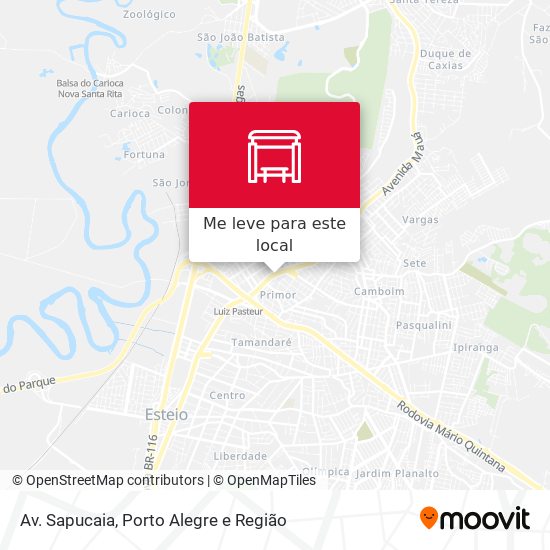 Av. Sapucaia mapa
