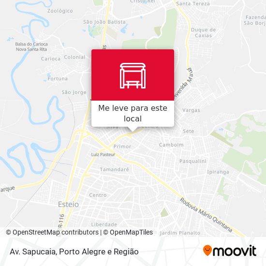 Av. Sapucaia mapa