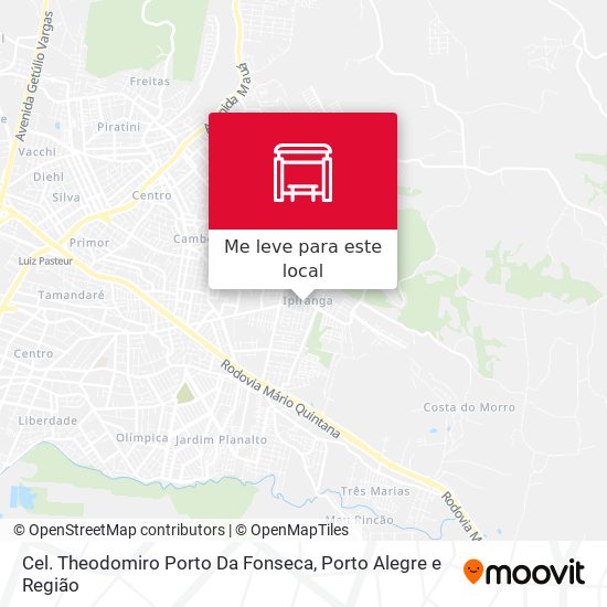 Cel. Theodomiro Porto Da Fonseca mapa