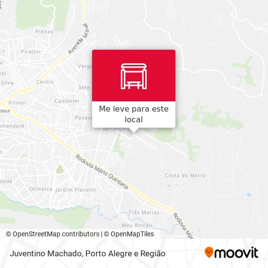 Juventino Machado mapa
