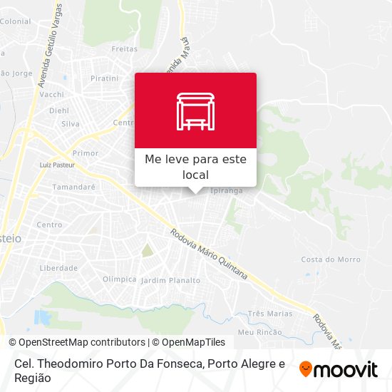 Cel. Theodomiro Porto Da Fonseca mapa