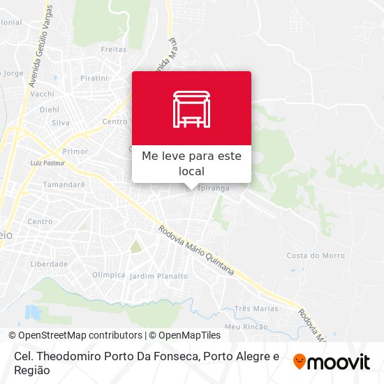 Cel. Theodomiro Porto Da Fonseca mapa