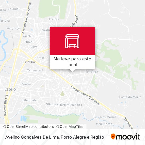 Avelino Gonçalves De Lima mapa