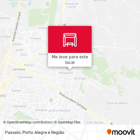 Passeio mapa