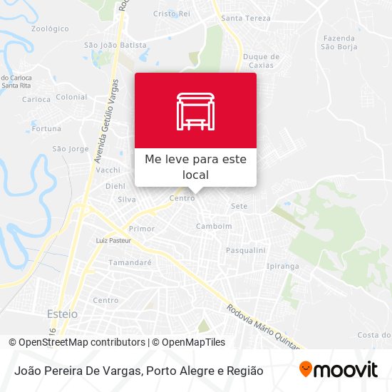 João Pereira De Vargas mapa