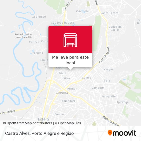 Castro Alves mapa