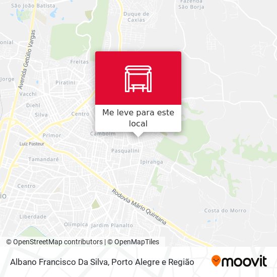 Albano Francisco Da Silva mapa