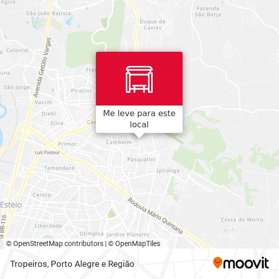 Tropeiros mapa
