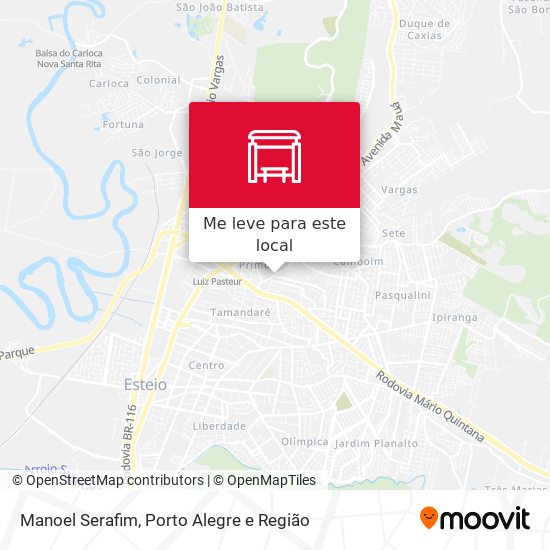 Manoel Serafim mapa